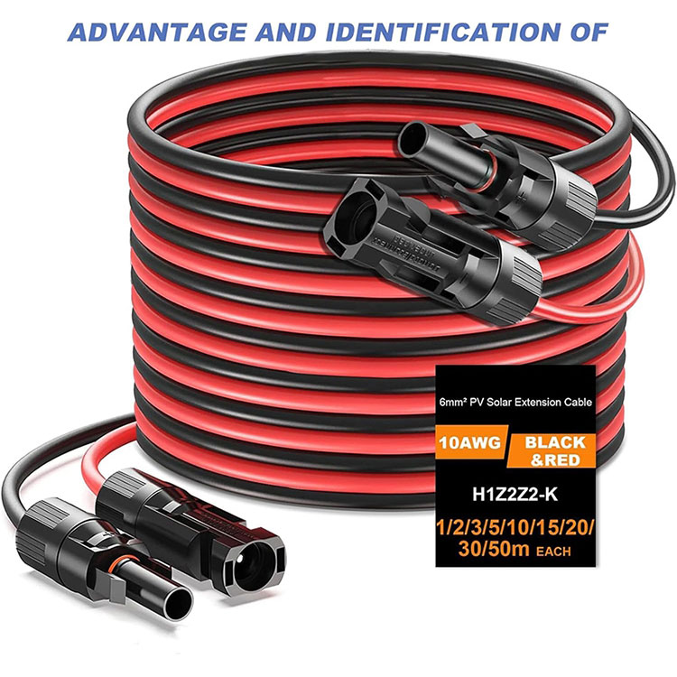 2x50 Feet Igwe Mgbatị Igwe Ọdụdọ 10AWG Igwe Igwe Igwe Igwe Igwe