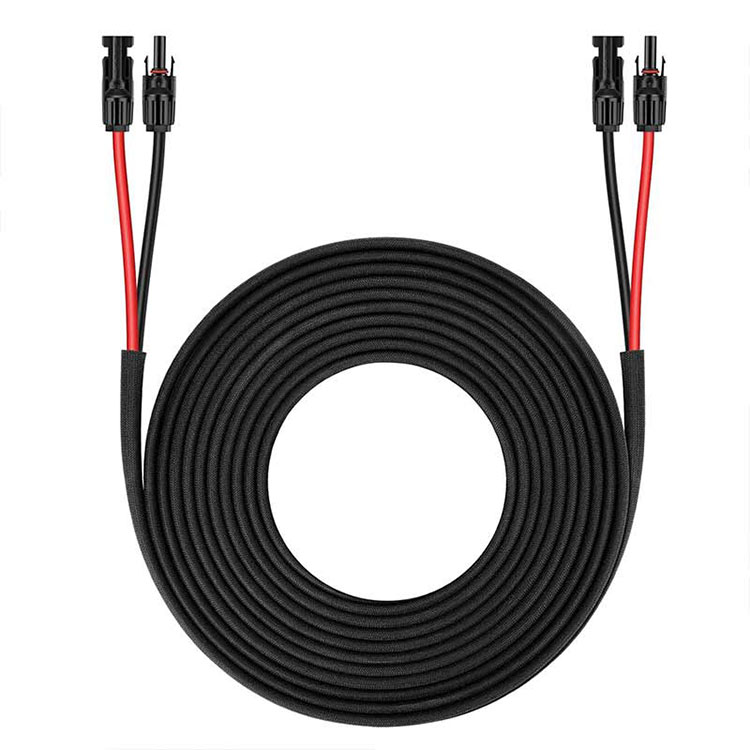 Igwe ndọtị anyanwụ-25FT 10AWG(6mm2) Igwe ọkụ anyanwụ waya ejima