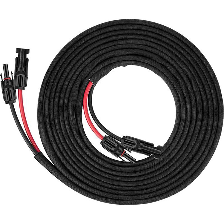 Igwe ndọtị igwe ejima anwụ - 30Ft 10AWG(6mm2) eriri ndọtị anyanwụ